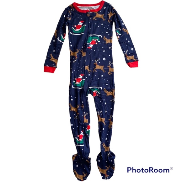 Toddler Reindeer Pajamas sz. 5T - Picture 2 of 5